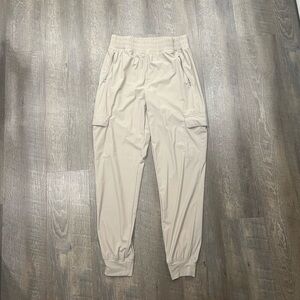 Tall/Long Old navy women’s sleektech tan khaki joggers